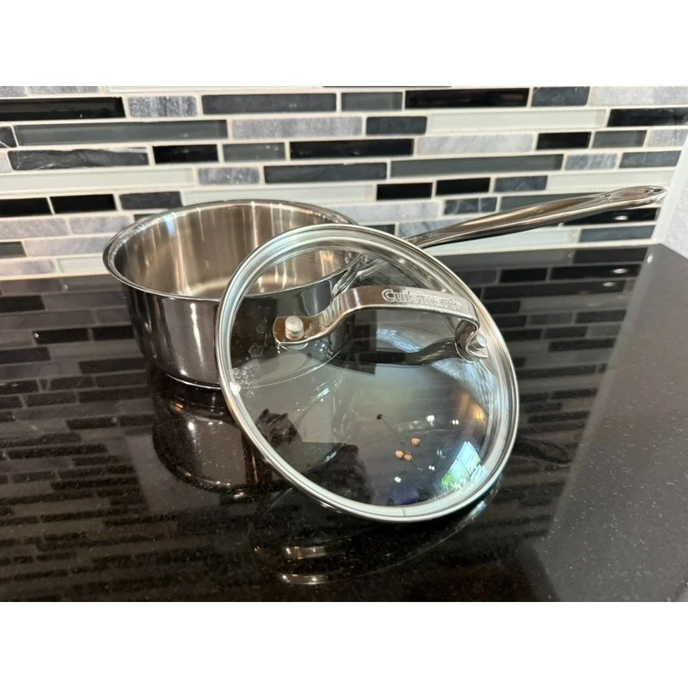 Cuisinart 1 Qt Stainless Steel Saucepan w Lid Model 719-14N 12
